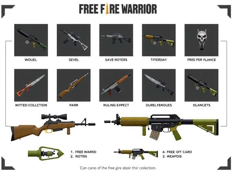 Free Fire Warrior Weapon Collection